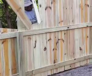 shaping the fence