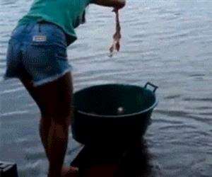 catching some fish