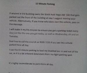 15 minute parking funny picture
