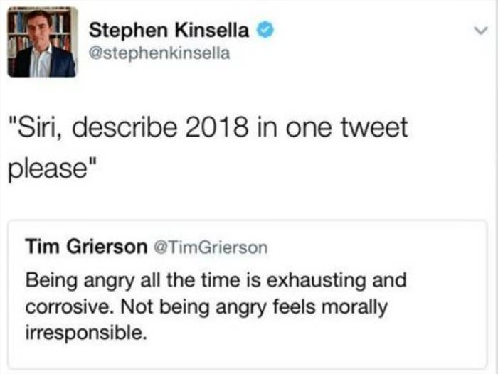 2018 in one tweet
