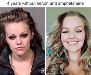 4 years off drugs funny picture