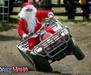 Santa 4 Wheeling