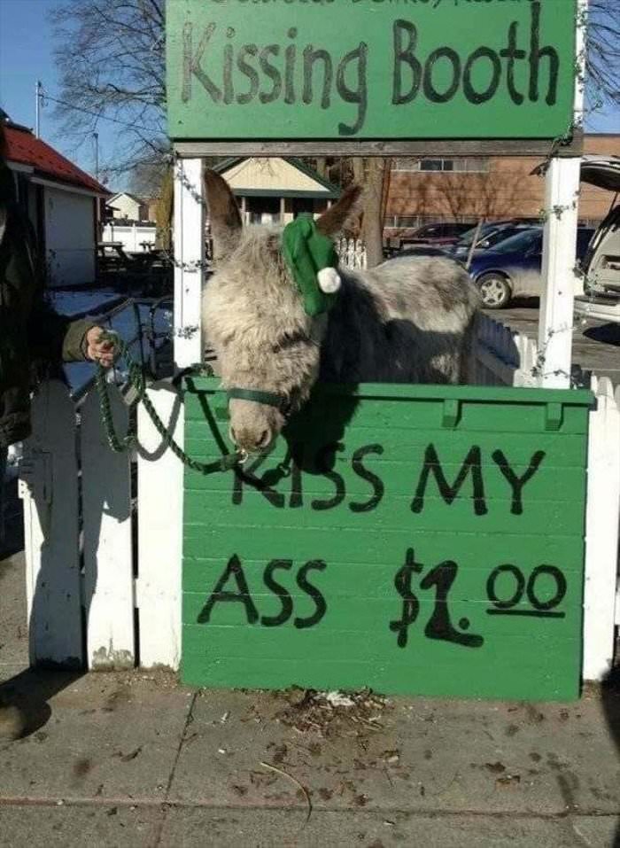 a kissing booth