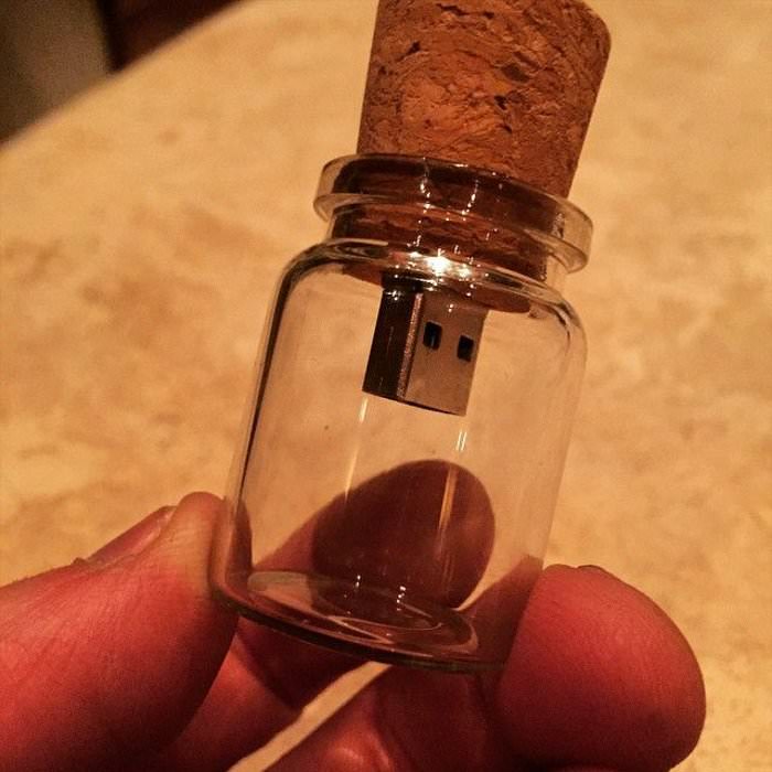 a message in a bottle