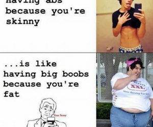 abs and boobs funny picture