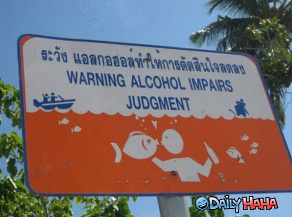 Alcohol Warning funny picture