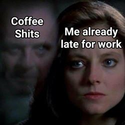 already late for work