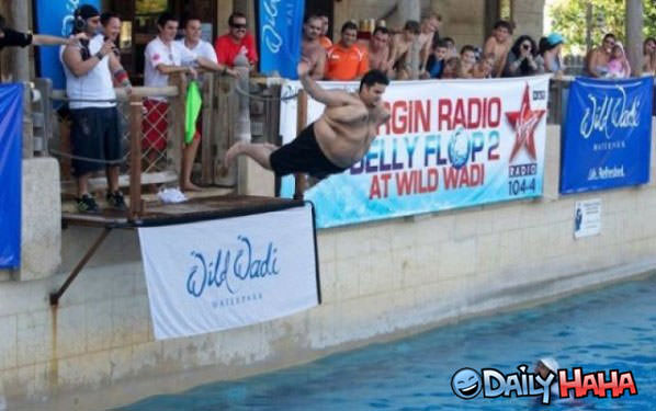 Amazing Bellyflop funny picture