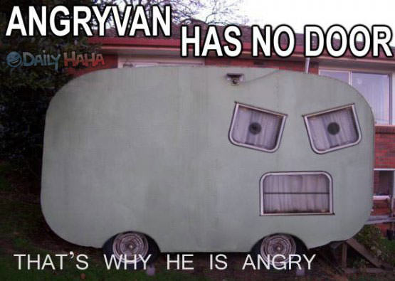 Angry Van is angry