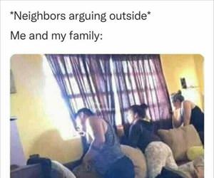 arguing outside