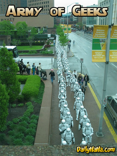 A pack of trooper dorks