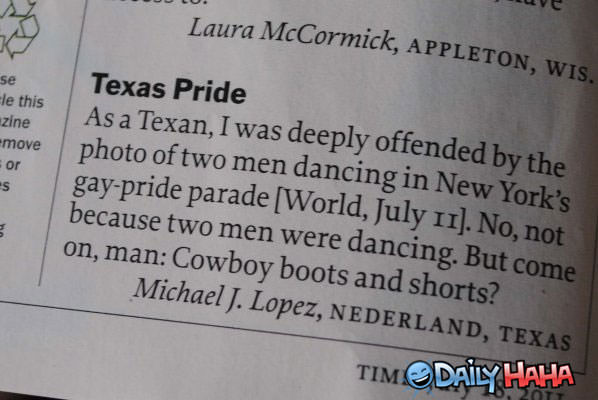 Texas Pride funny picture