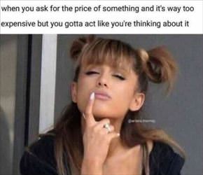 ask for the price