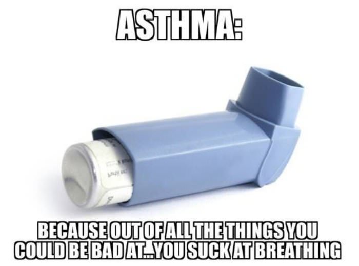 asthma funny picture