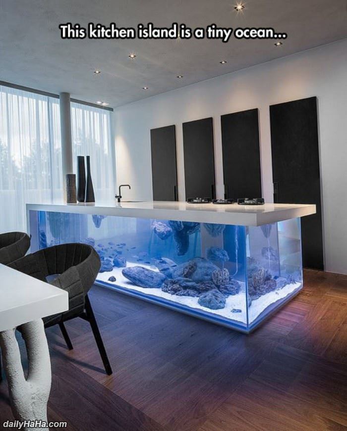 awesome kitchen island ocean funny picture