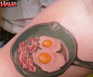 Complete Breakfast Tattoo funny picture