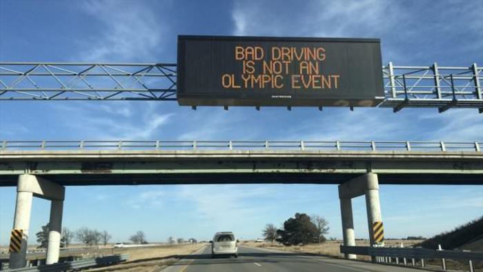 bad driving is not an olympic event