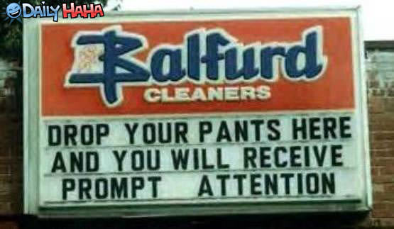 Drop your pants here