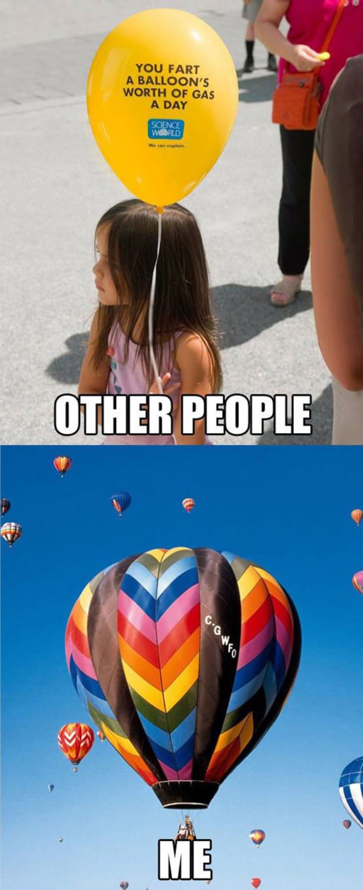 balloon fart funny picture