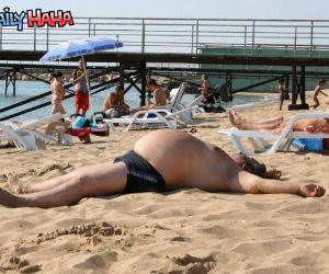 Huge beach Belly