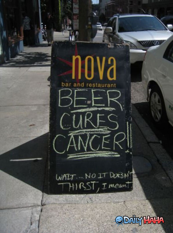 Cancer Cure funny picture