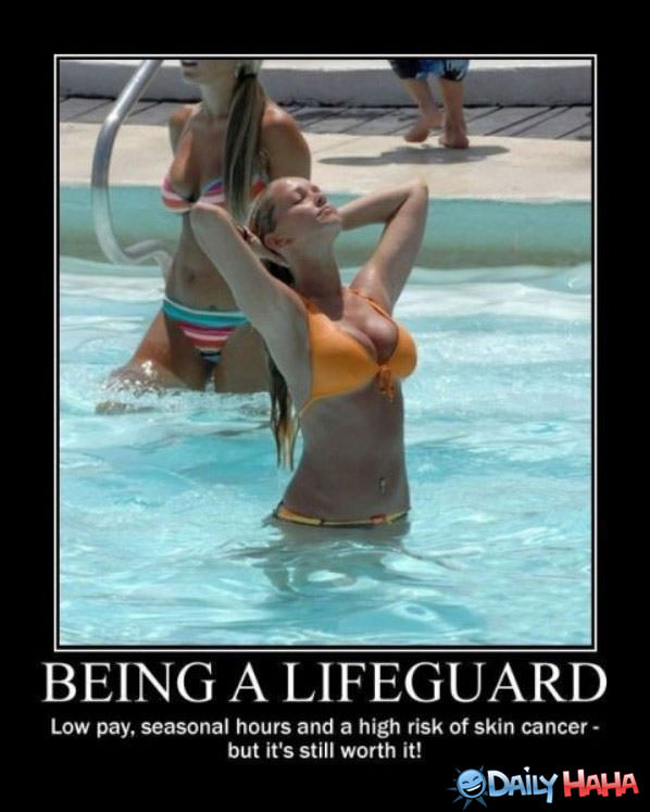 Being A Lifeguard funny picture