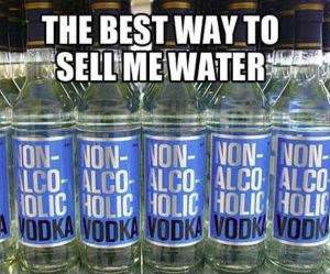 Selling Water funny picture
