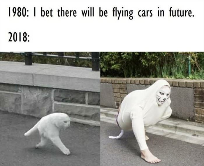 bet there will be flying cars