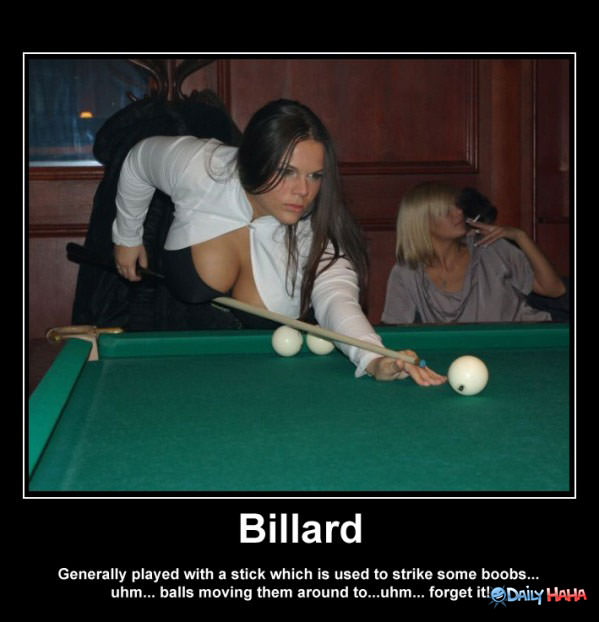 Billiards funny picture
