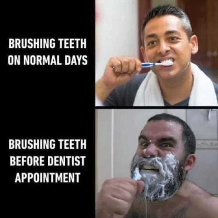 brushing teeth ... 2