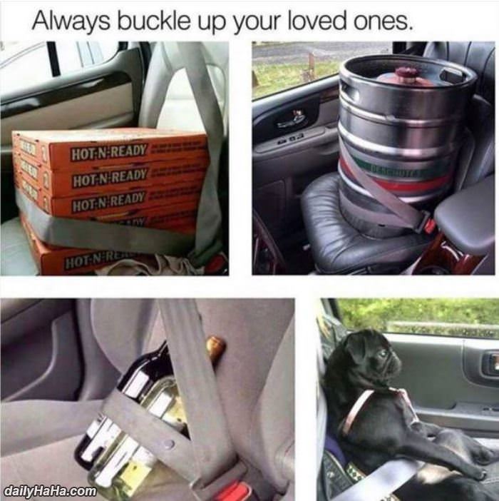 buckle up your loved ones funny picture