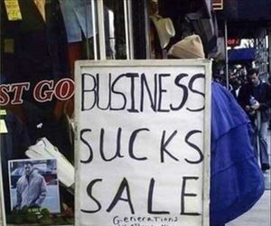 business sucks sale ... 2