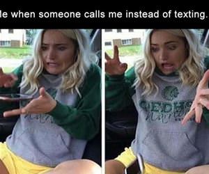 calls instead of texting funny picture