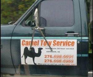 Camel Tow Service funny picture
