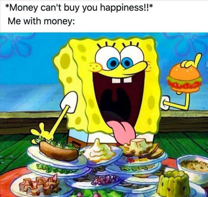 cannot buy happiness ... 2