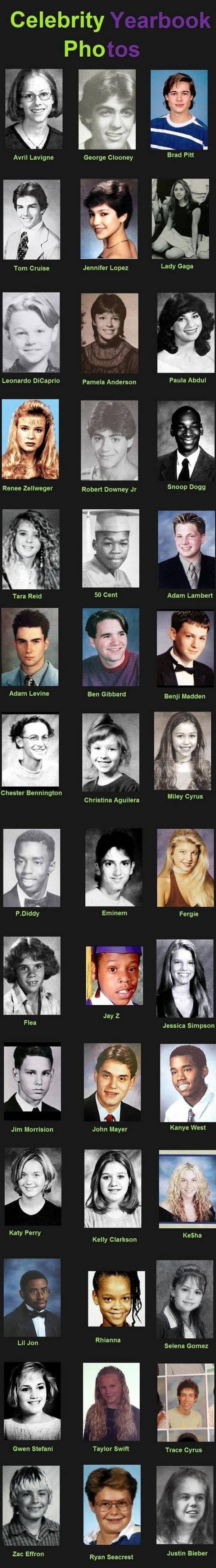 Some Celebrity Yearbook Photos funny picture