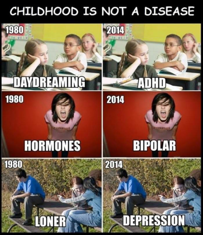 childhood is not a disease funny picture