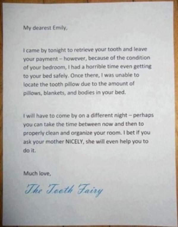 Clever Tooth Fairy funny picture