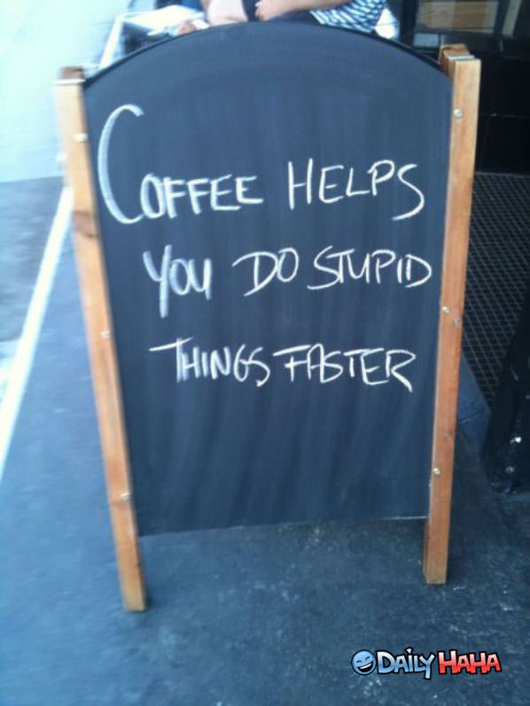 Coffee Helps funny picture
