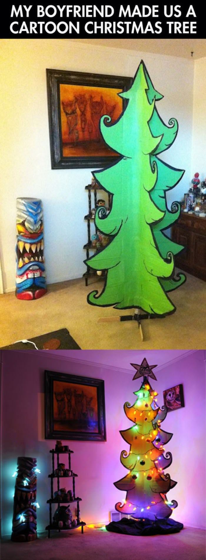 cool christmas tree funny picture