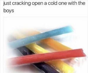 cracking open a cold one