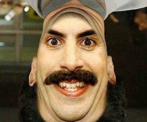 Crazy Borat Face funny picture