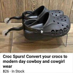croc spurs