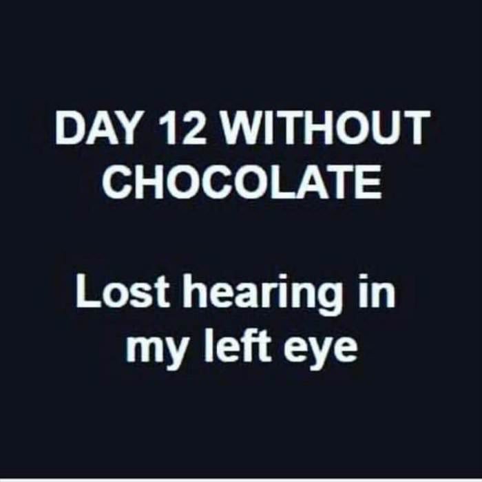 day 12 without chocolate