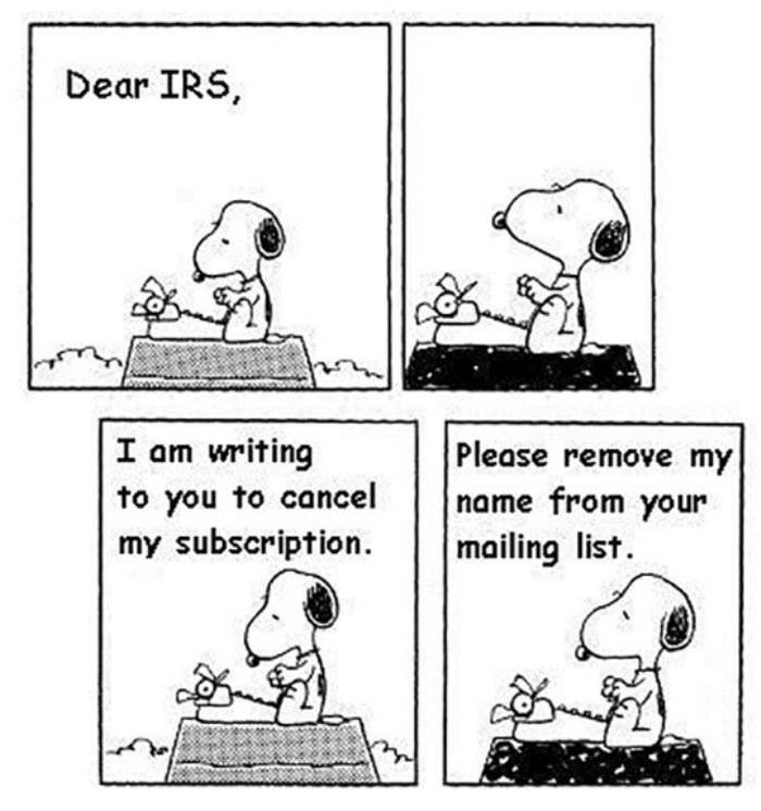 dear irs funny picture