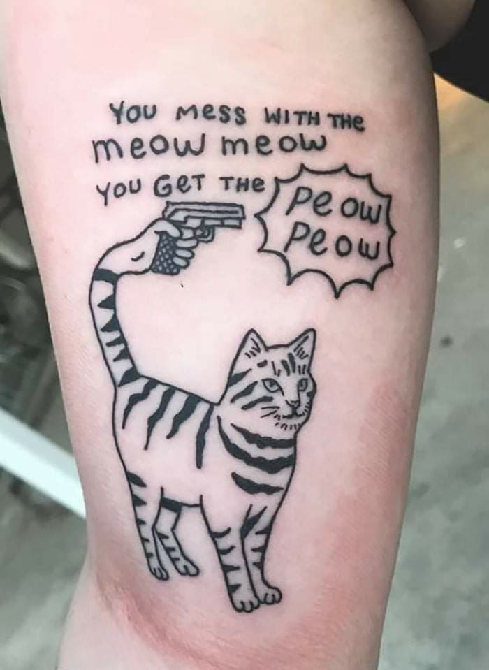 do not mess with the meow meow