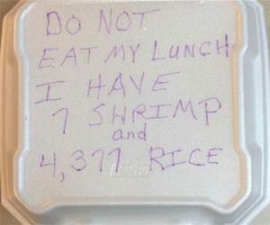 do not eat my lunch funny picture