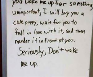 do not wake me up funny picture