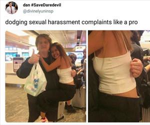 dodging sexual harassment