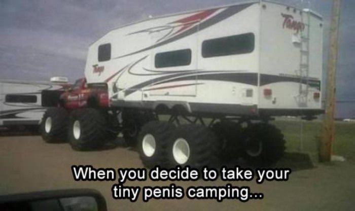 doing some camping funny picture